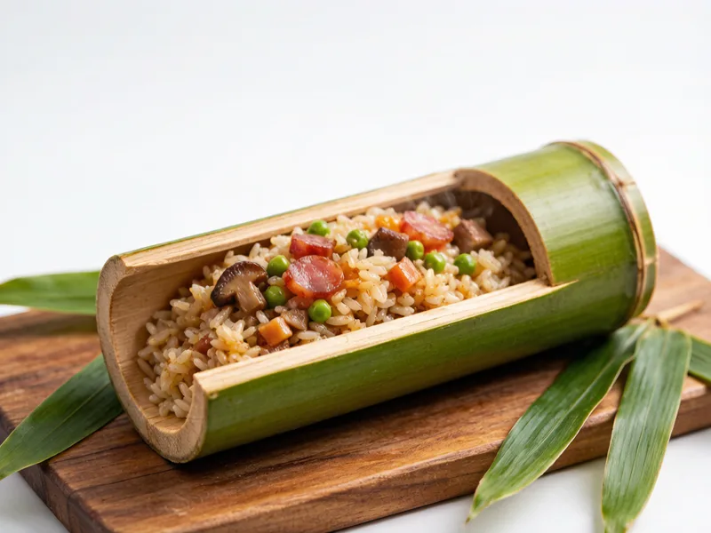 Hakka Bamboo Tube Rice (Zhu Tong Fan)