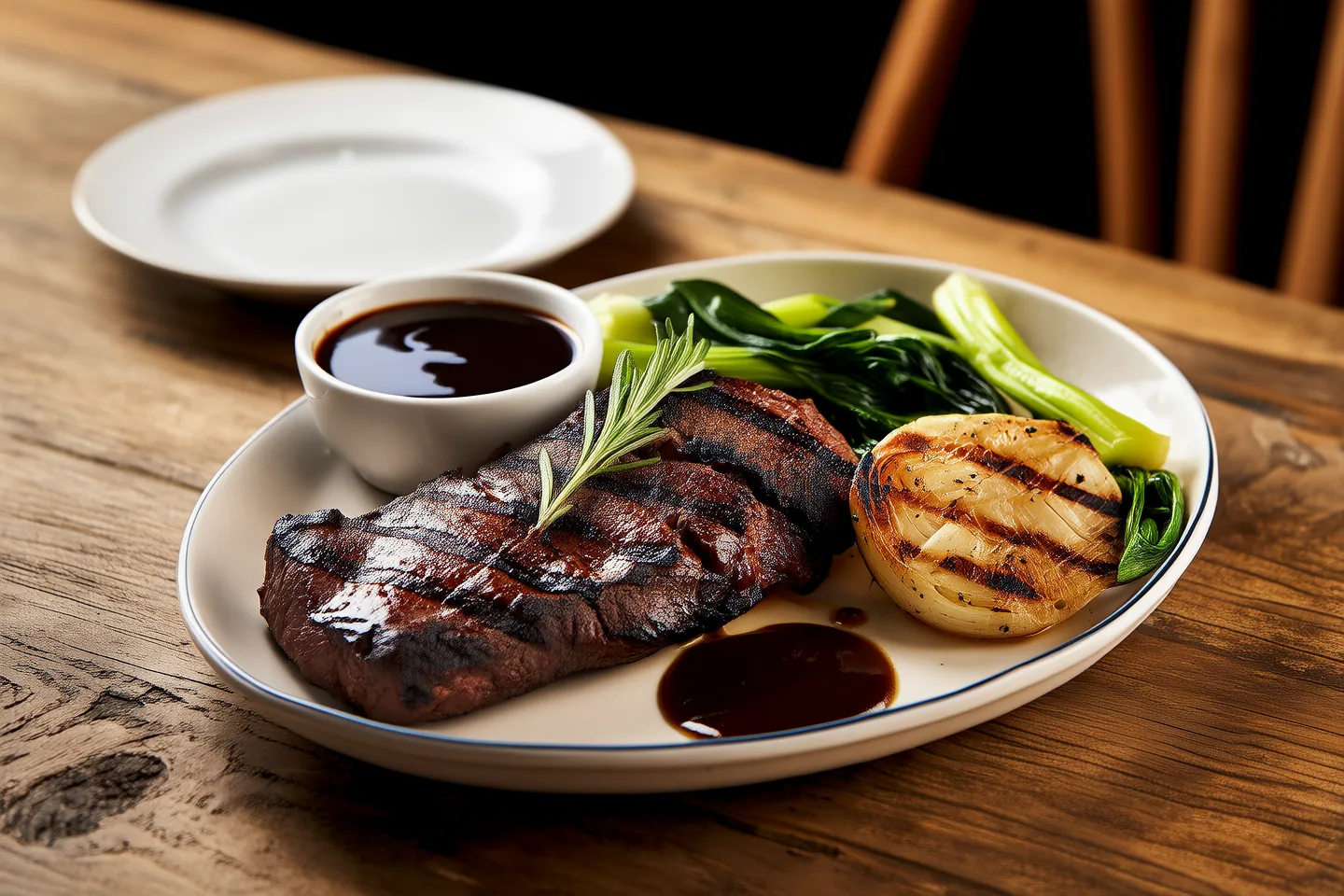 Black Pepper Grilled Steak