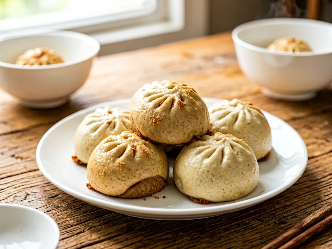 Brown Sugar Mantou (Hóng Táng Mántou)
