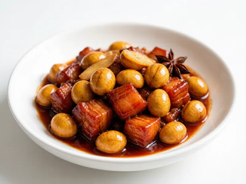 Chestnut Braised Pork | Chinese Li Zi Shao Rou