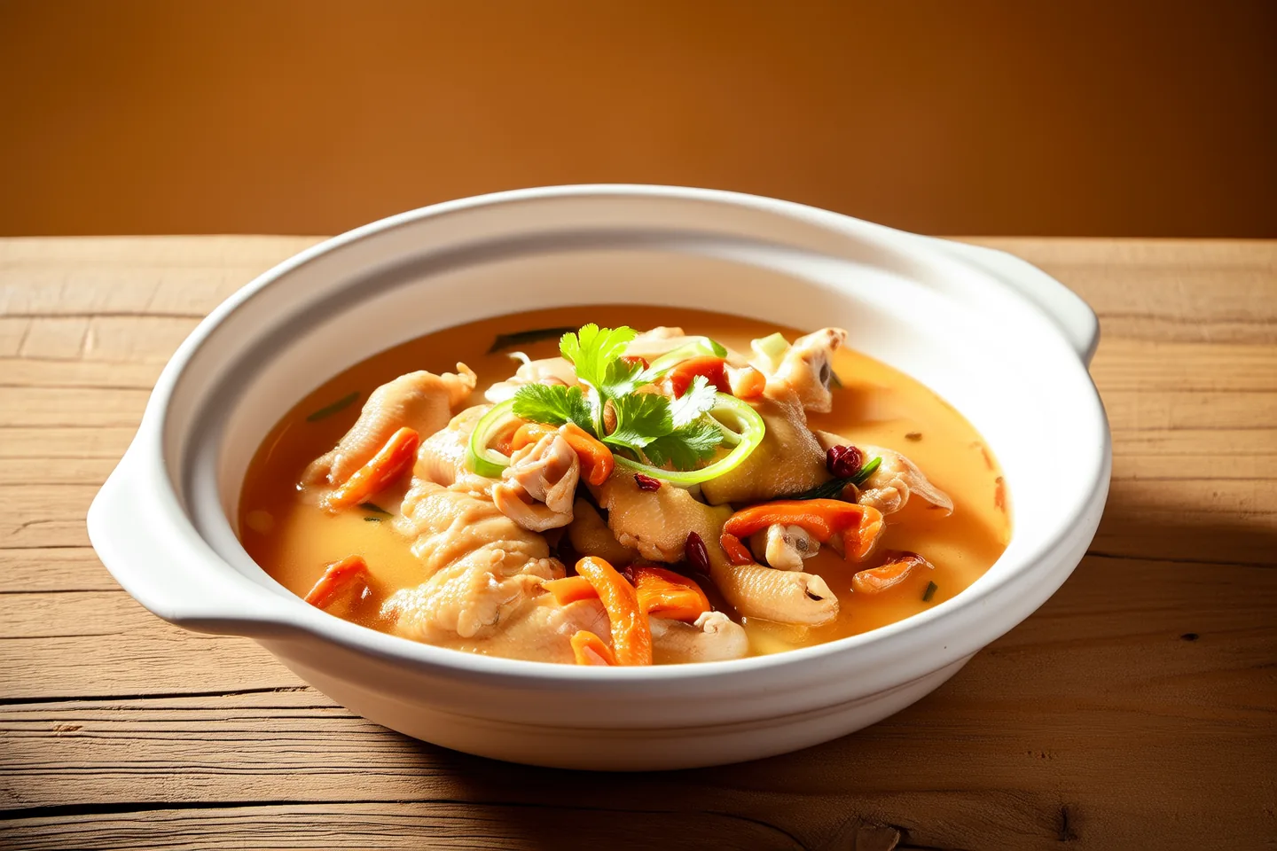 Cordyceps Flower Steamed Chicken