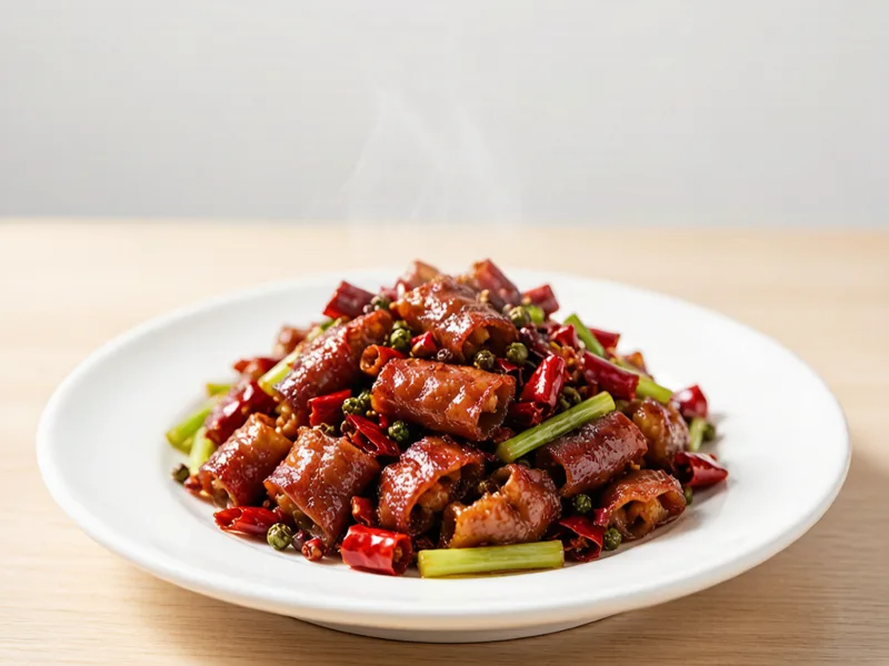 Dry-Fried Pork Intestine