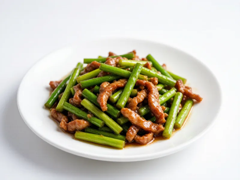 Garlic Sprout Shredded Pork (蒜苔肉丝)