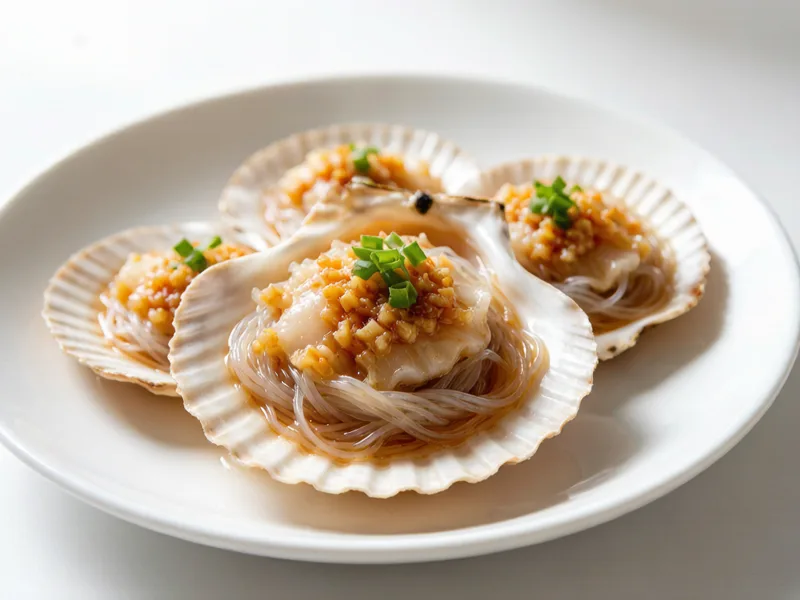 Garlic Vermicelli Steamed Scallops