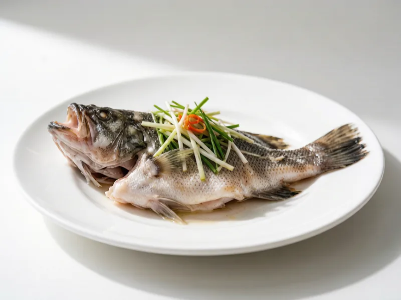 Ginger-Scallion Steamed Grouper