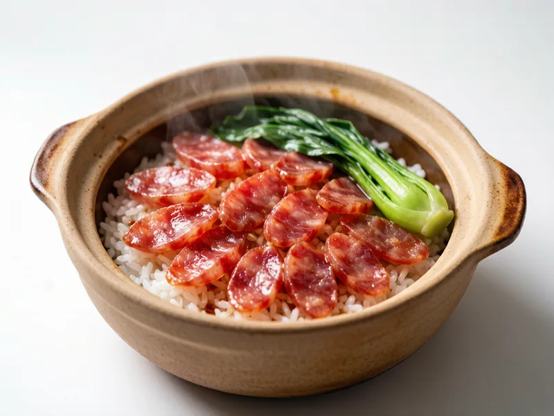 Cantonese Lap Cheong Claypot Rice