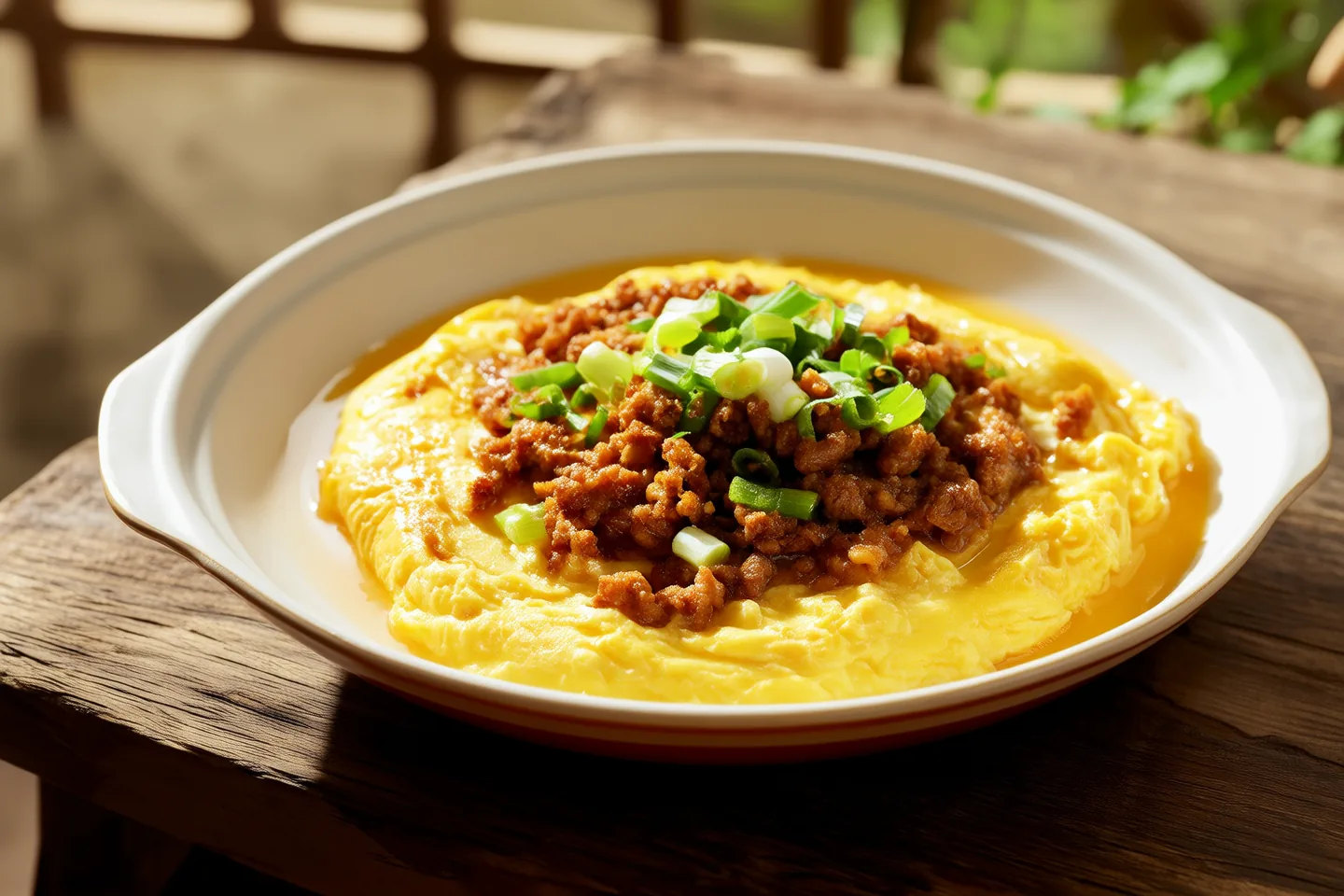 Minced Pork Steamed Egg (肉末蒸蛋)