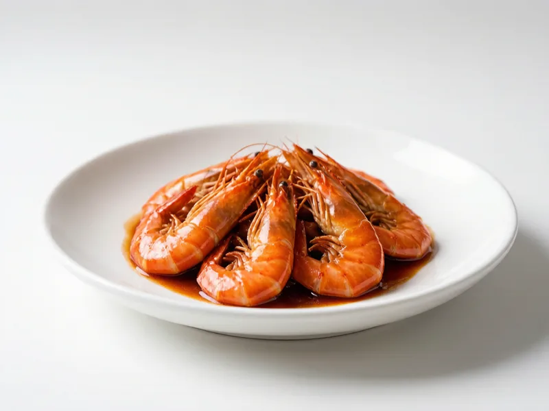 Oil-Braised Prawns