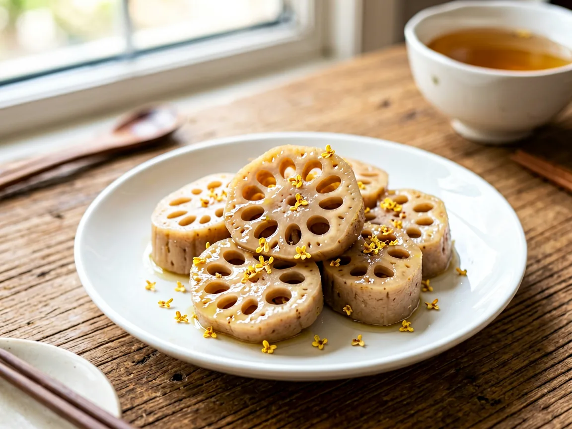 Osmanthus-Stuffed Lotus Root