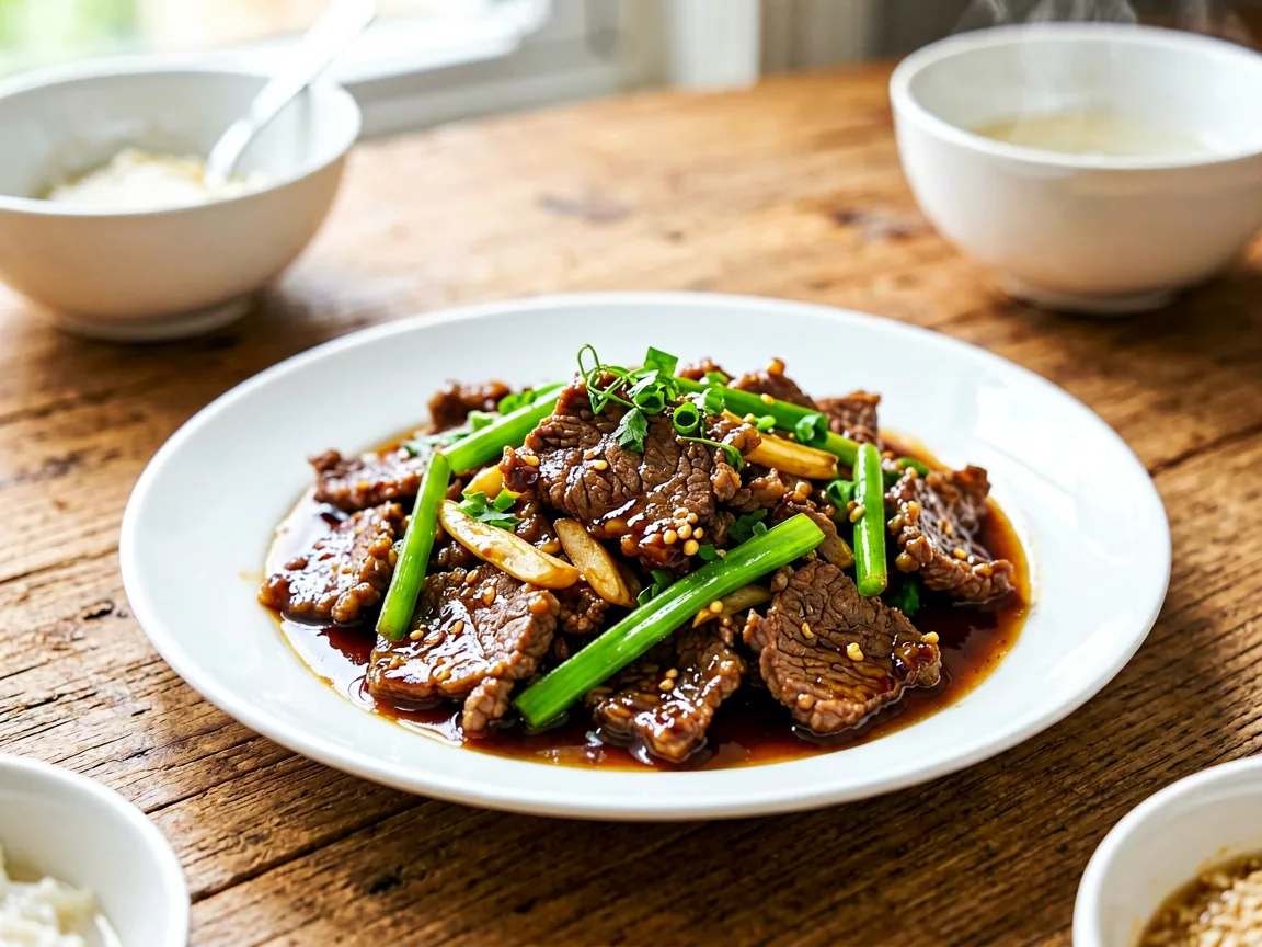 Oyster Sauce Beef Stir-Fry