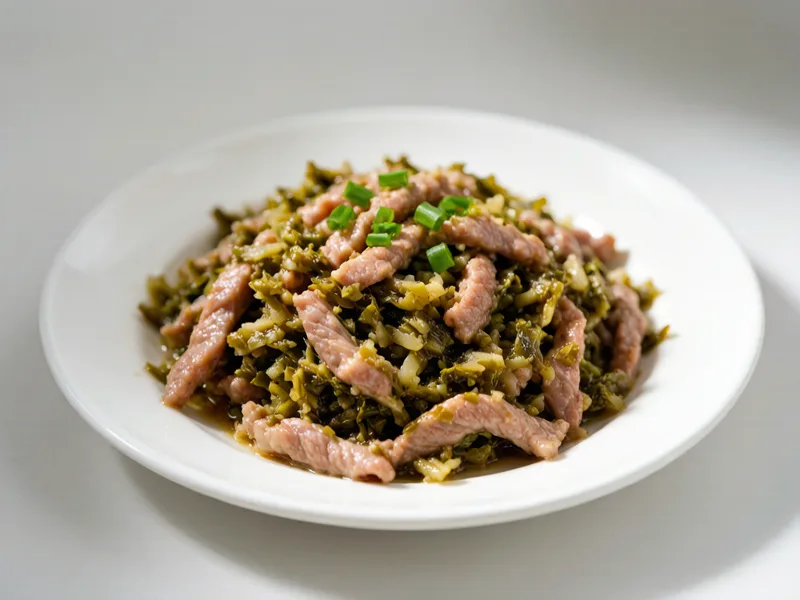 Pickled Mustard Green & Pork Shreds