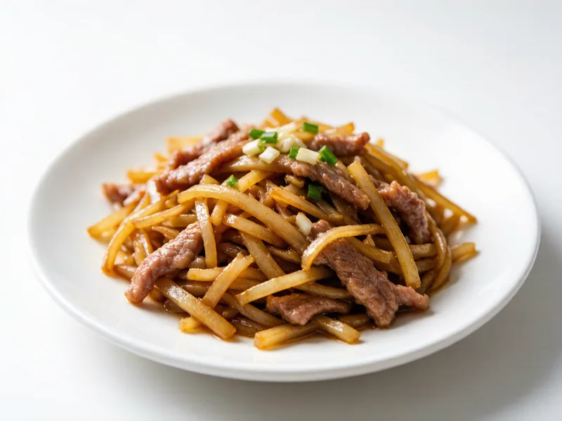 Pickled Mustard Root & Pork Shreds
