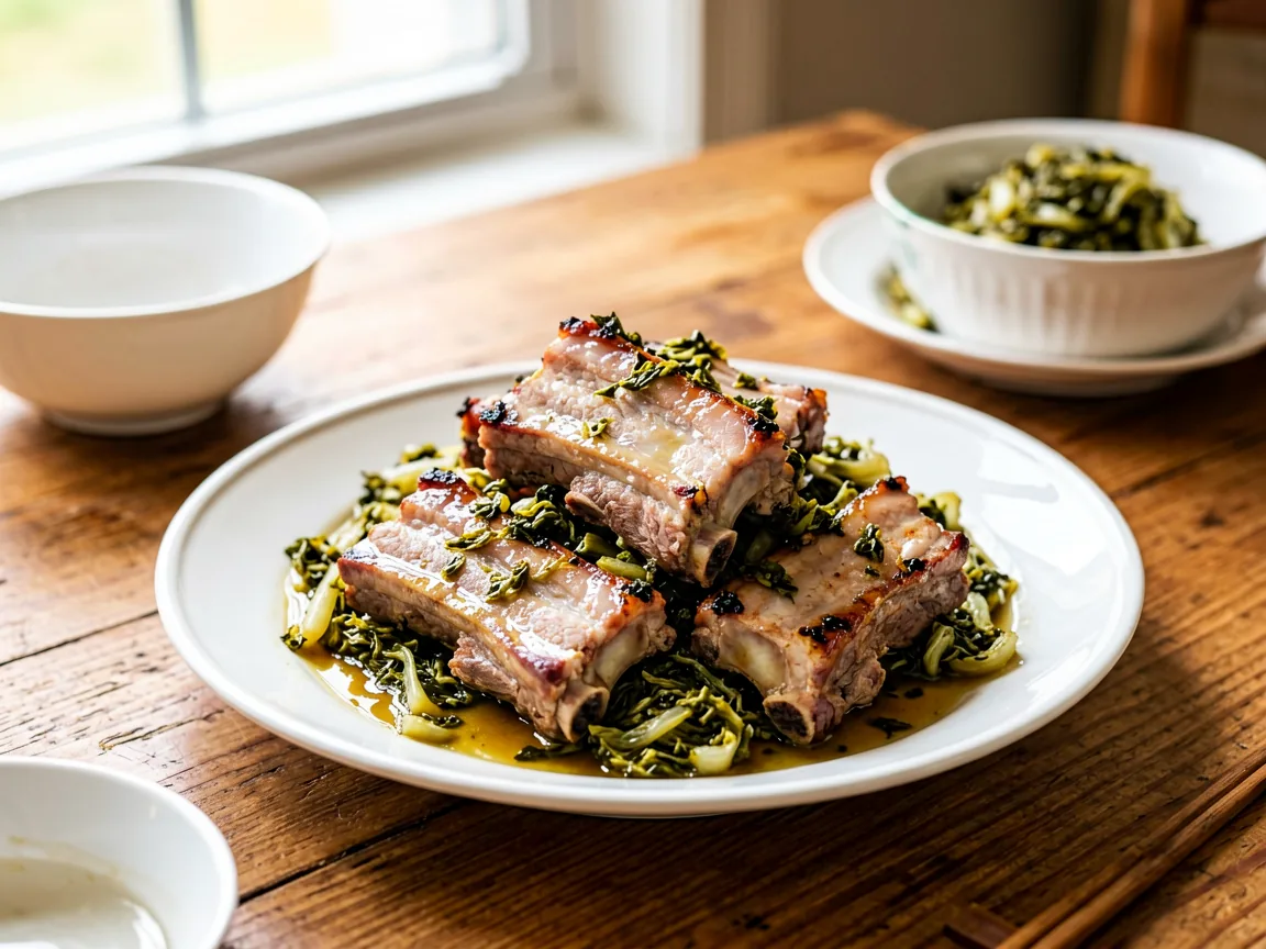 Pork Ribs Sauerkraut Stew