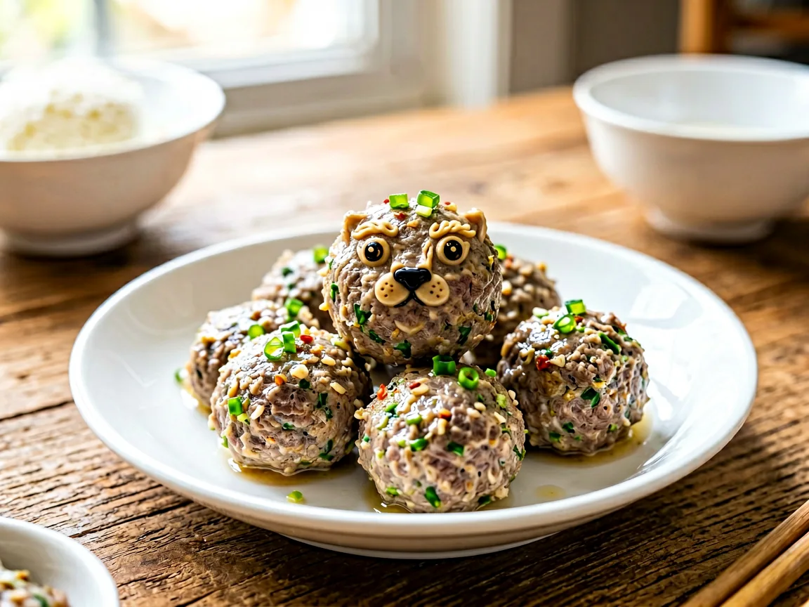 Clear-Braised Lion’s Head Meatballs
