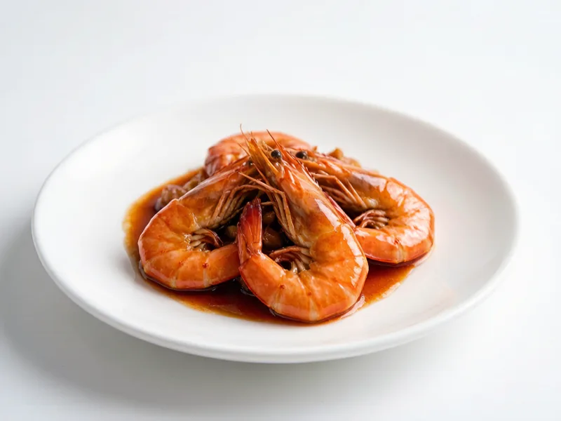 Red-Braised Prawns
