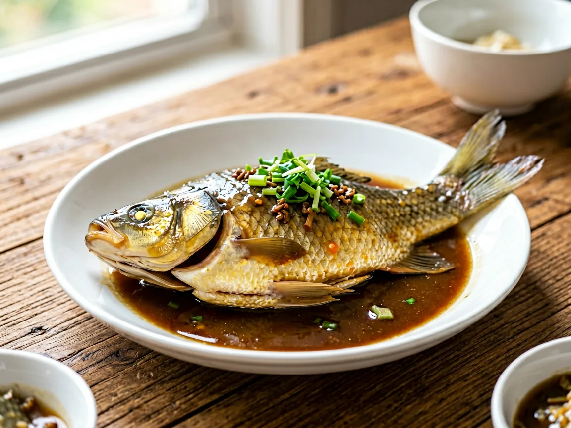 Sauce-Braised Crucian Carp