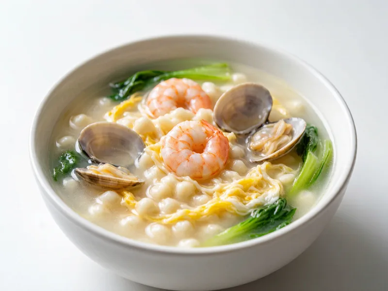 Seafood Geda Tang (Light & Briny Home-Style Dumpling Soup)