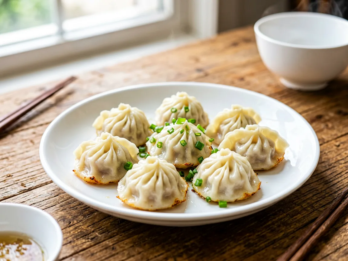 Shanghai-Style Pan-Fried Soup Dumplings (Shengjian)