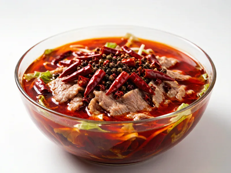 Sichuan Shui Zhu Pork Slices (Water-Boiled Pork)