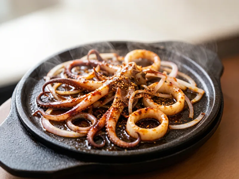 Sizzling Iron-Plate Squid
