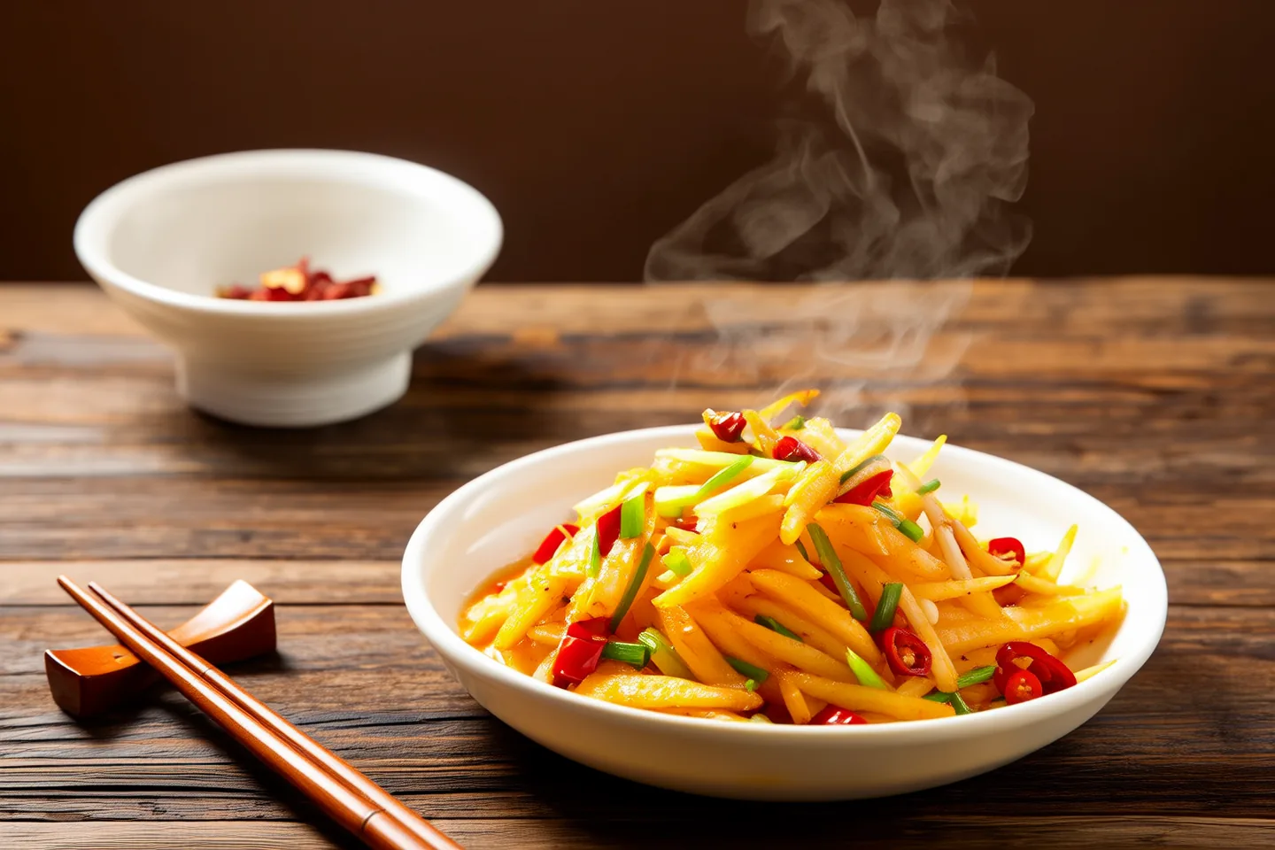 Spicy Sour Potato Shreds (酸辣土豆丝)