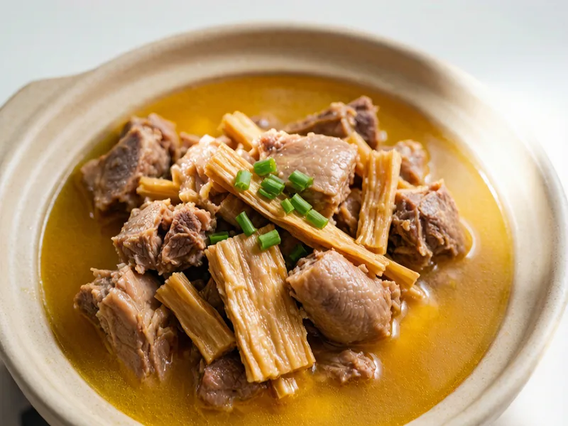 Dried Bamboo Shoot and Old Duck Pot-au-Feu