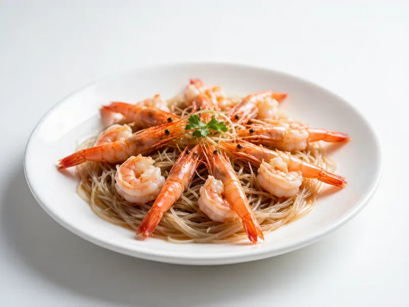 Vermicelli Steamed Shrimp