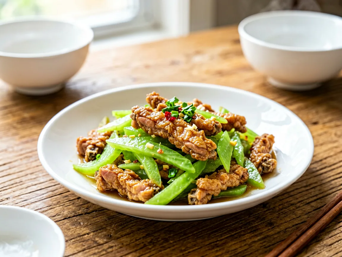 West China Celery Stir-Fried Chicken Strip